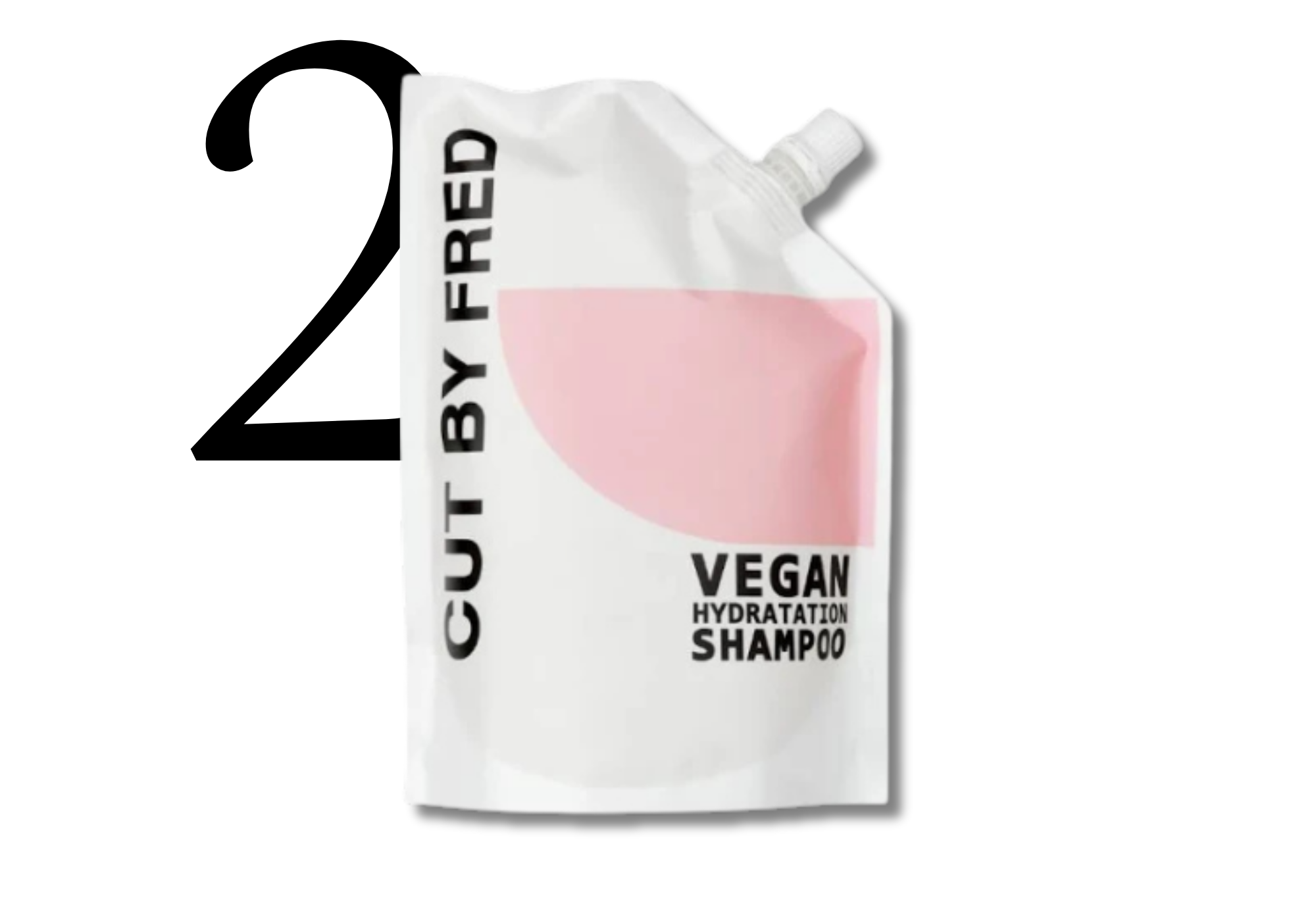 Etape 2 de la routine de Camille est le shampoing hydratant de Cut by Fred