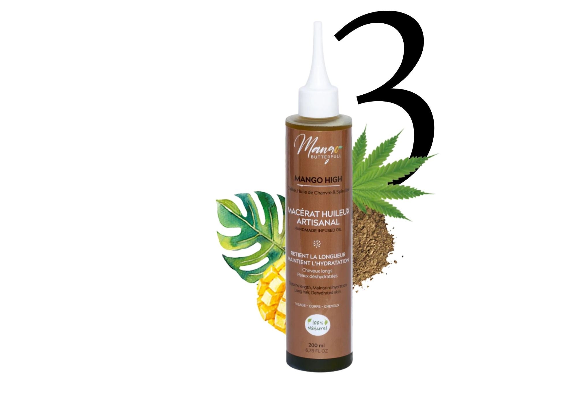Etape 3 de la routine de KJP avec l huile de chez Mango Buterfull