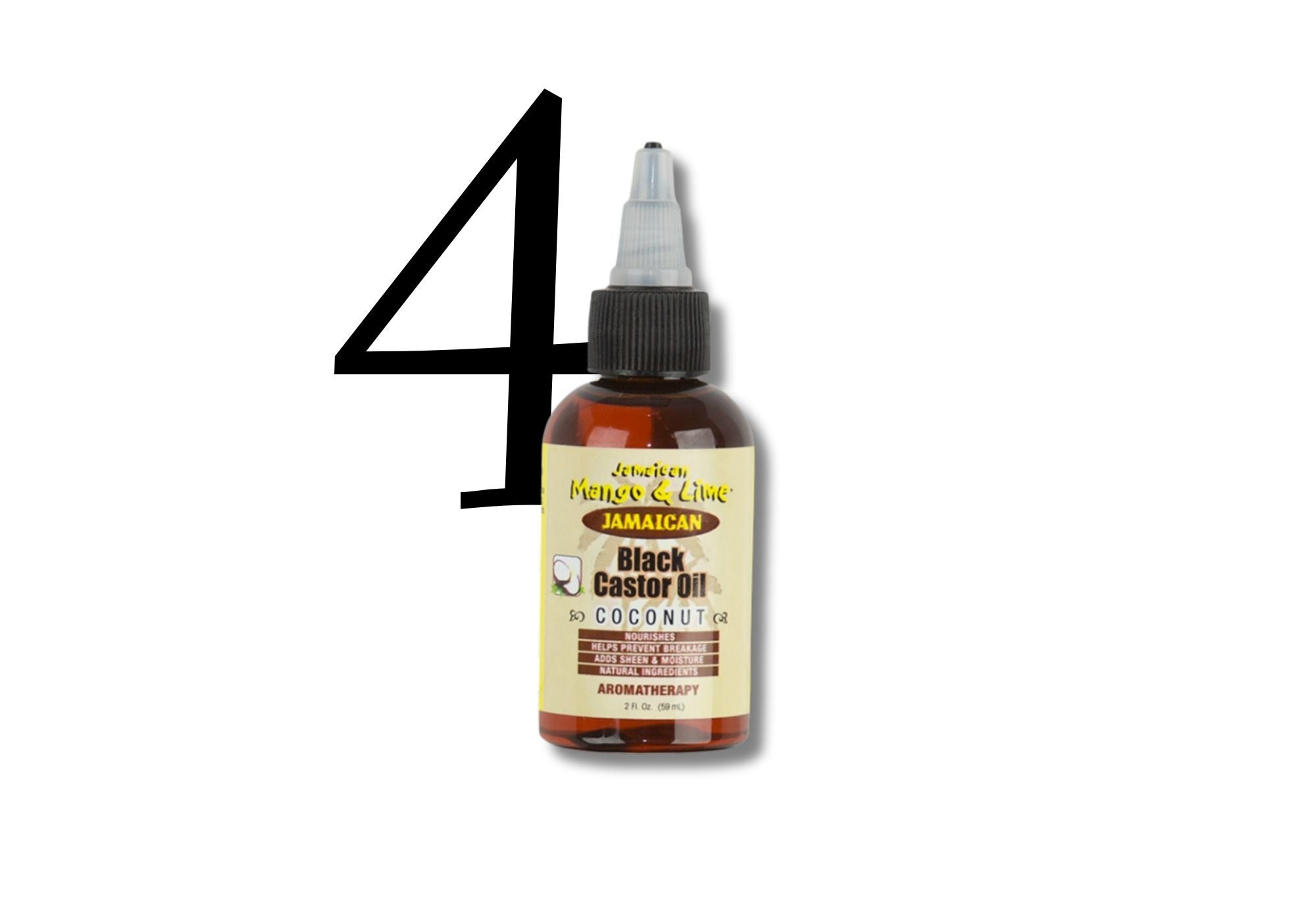Huile de ricin noir Jamaican Mango & Lime etape 4