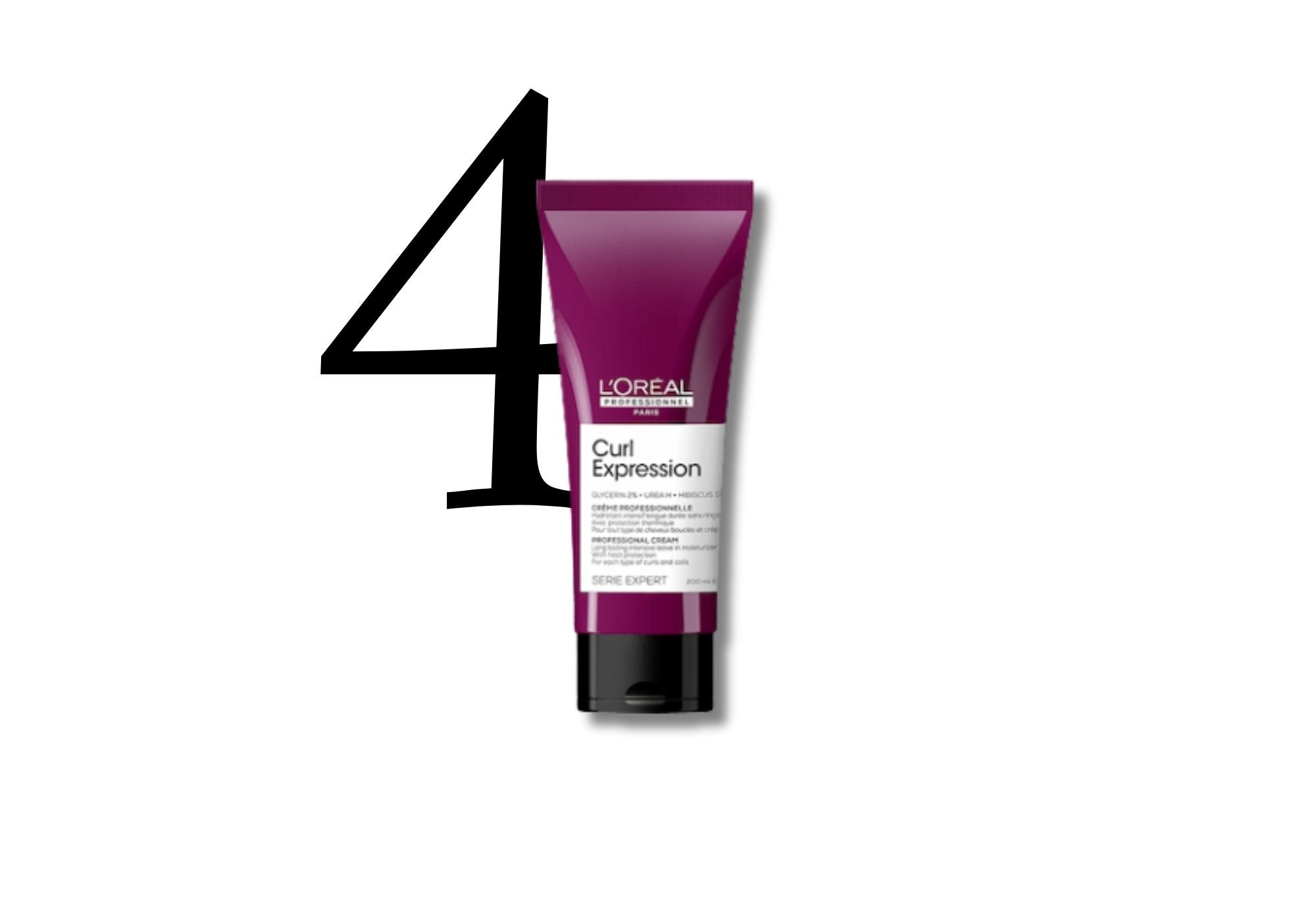 Andrea raconte l'etape 4 avec le lait capillaire L'Oreal Expression Curl Expression