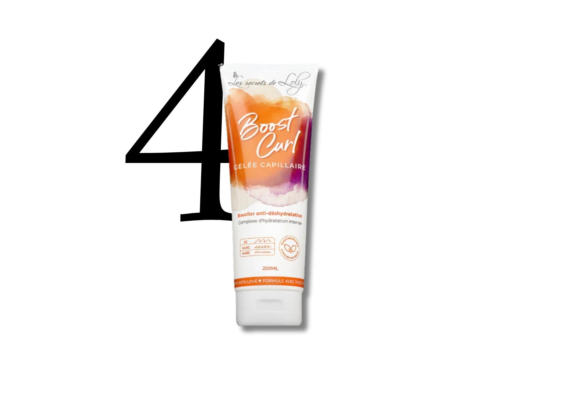 La gelee capillaire boost curl des Secrets de Loly est la derniere etape de la routine de Michoune