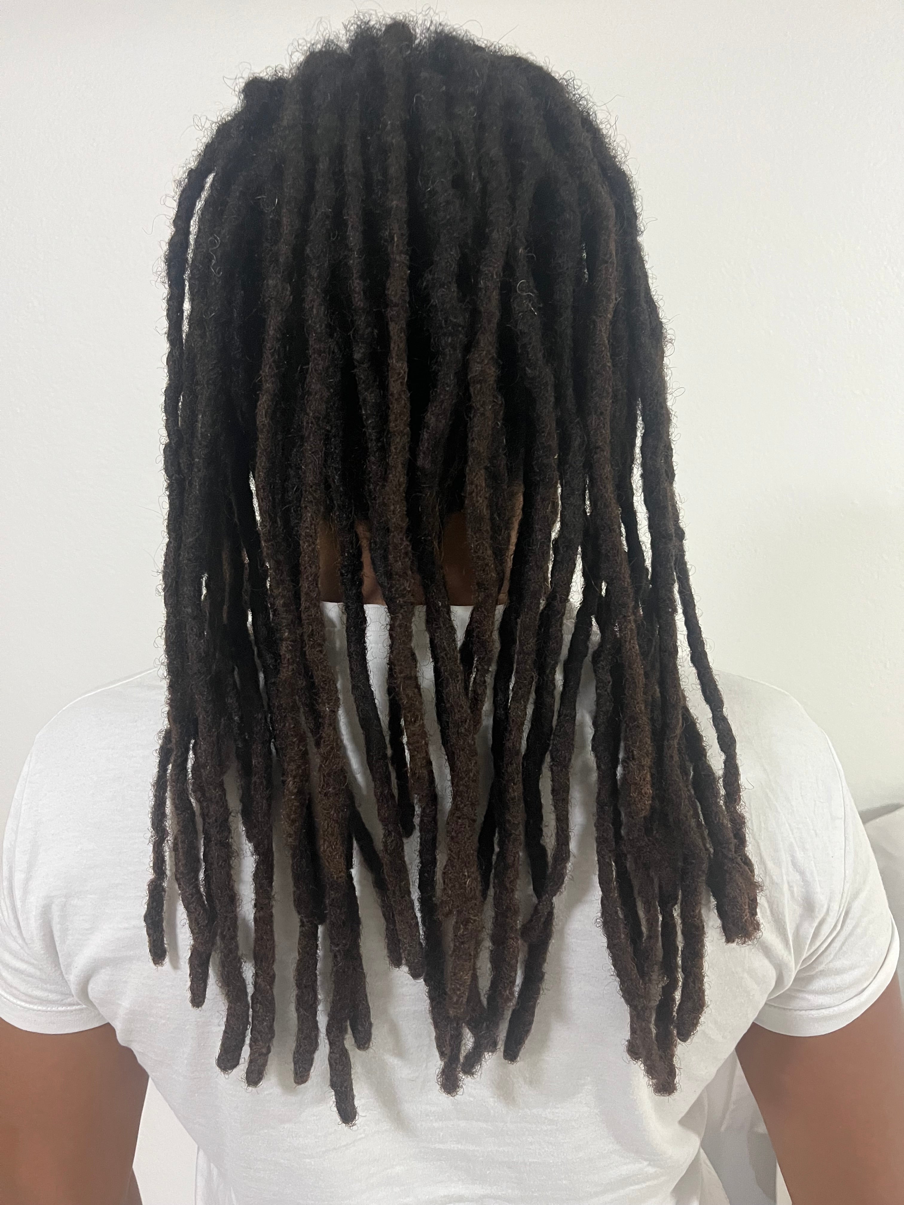 Photo des locs d'Olivia