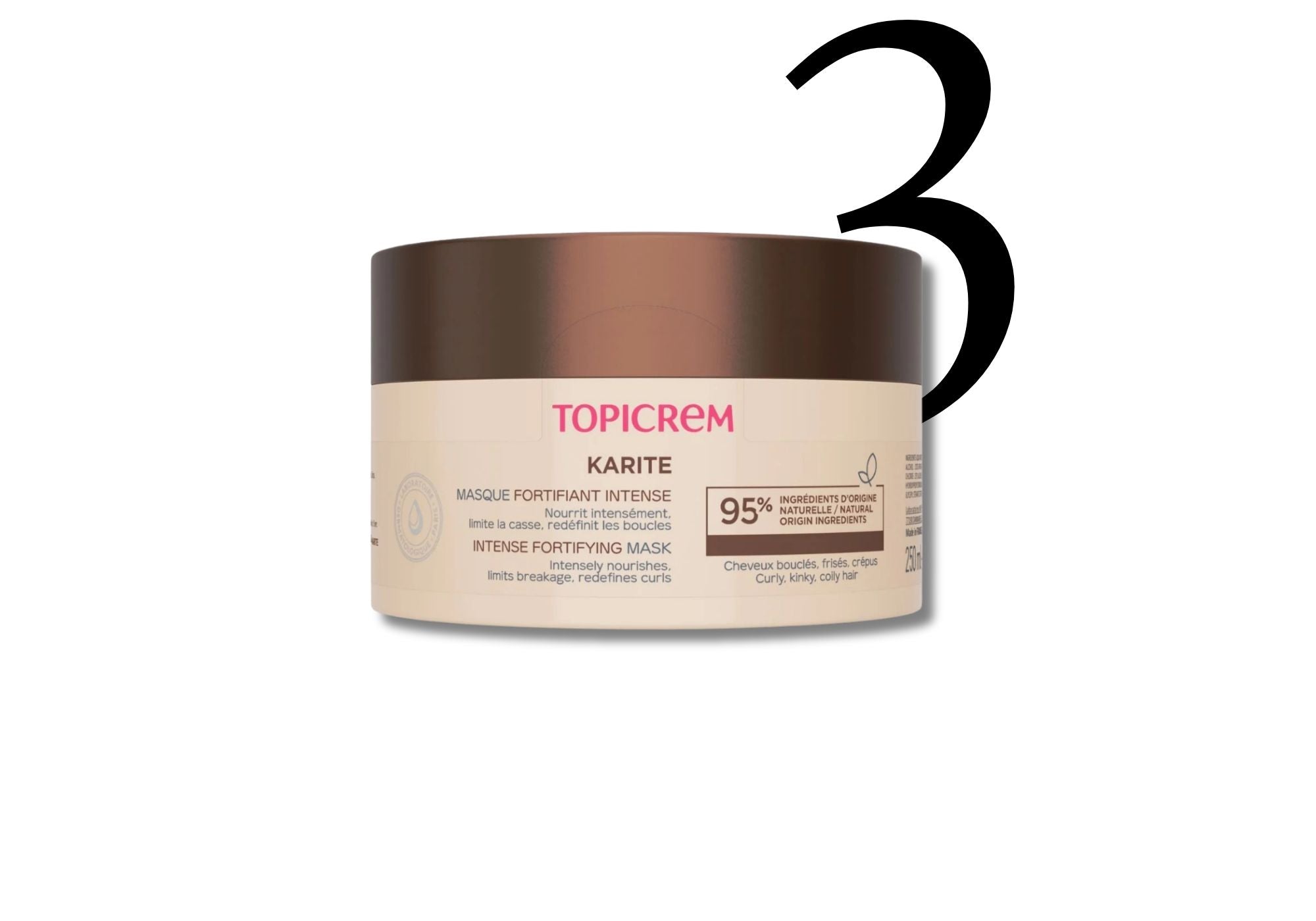 Masque Topicrem, 3eme etape de la routine capillaire de Yannick