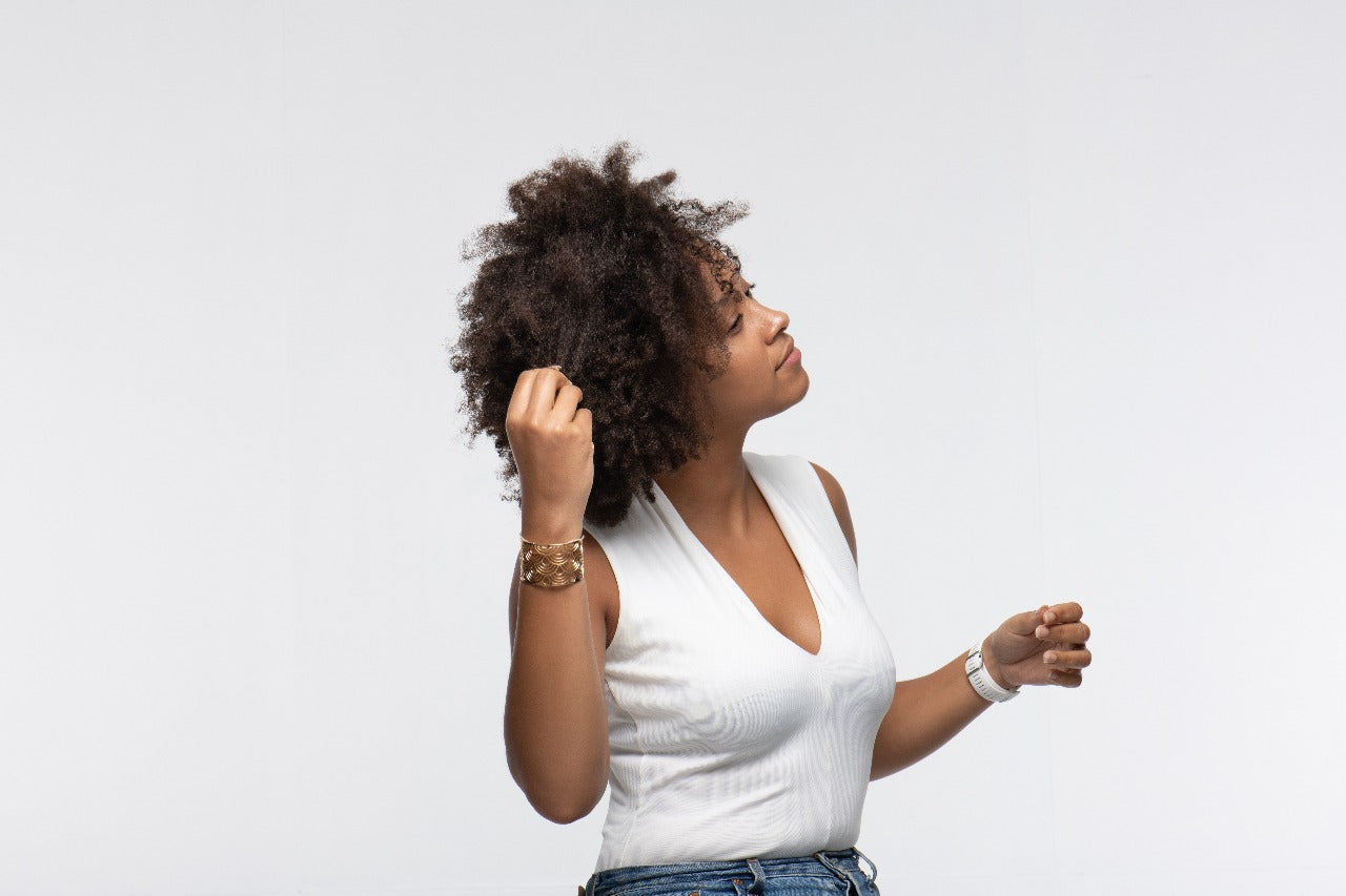 Focus sur les cheveux crepus et multi textures de Lauren