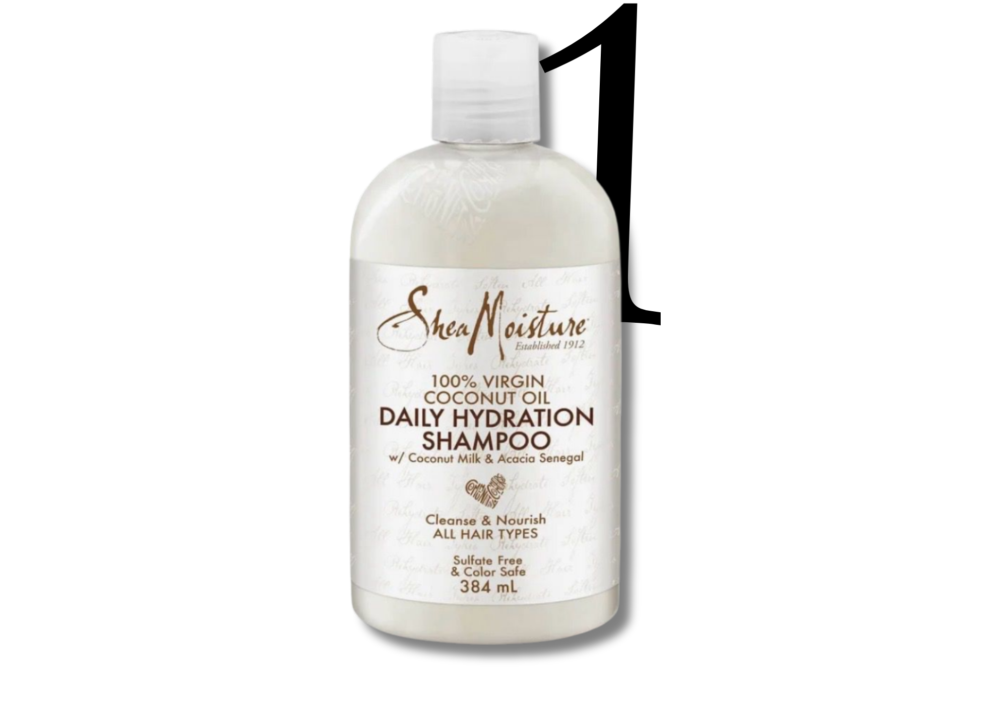1ère étape de la routine capillaire pour cheveux crépus de Laurane : le shampoing Shea Moisture au coco