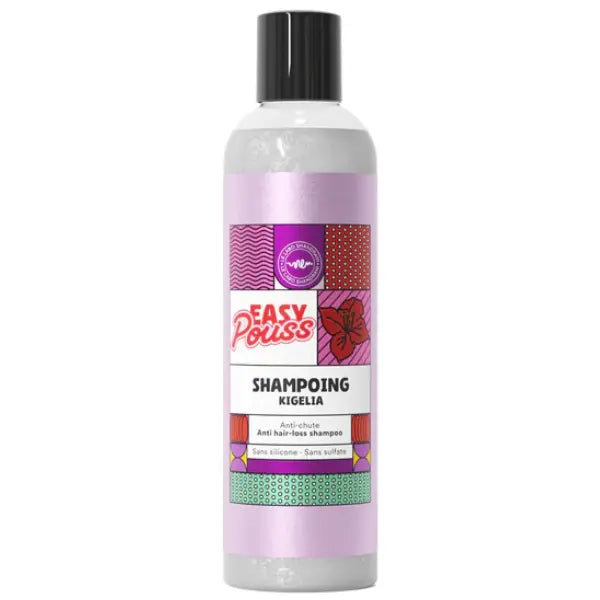 Shampoing Easy Pouss Kigelia utilisé par Yannick dans sa routine pour cheveux frisés